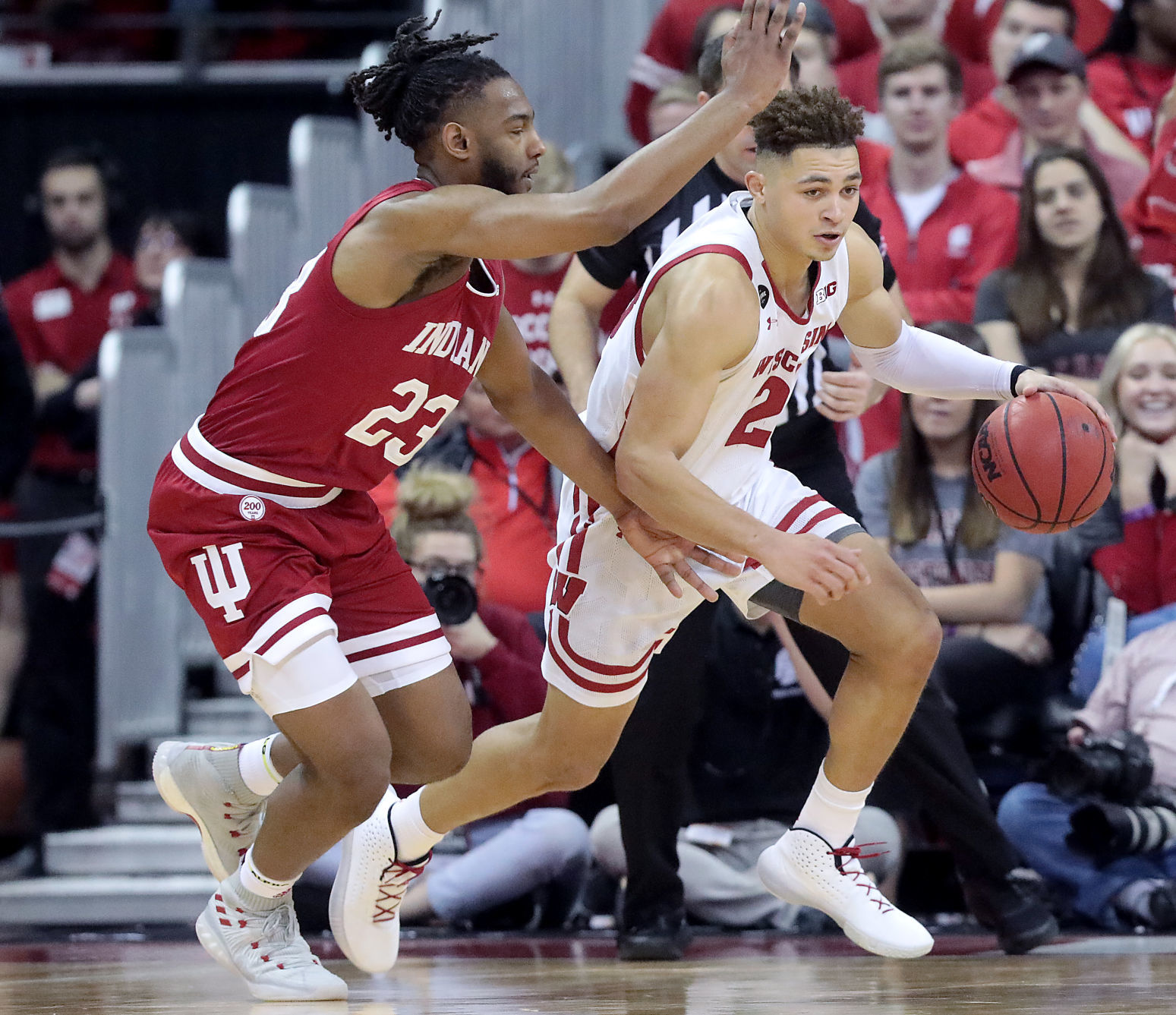 Badgers 84, Hoosiers 64